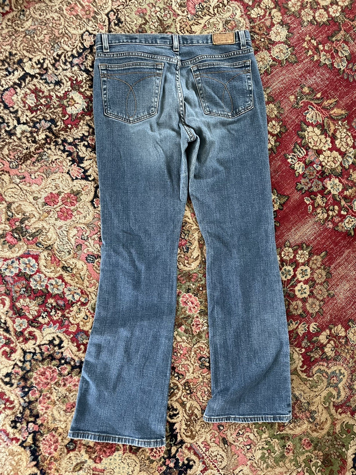 Vintage Y2K Calvin Klein Jeans Flare Stretch 8 32L