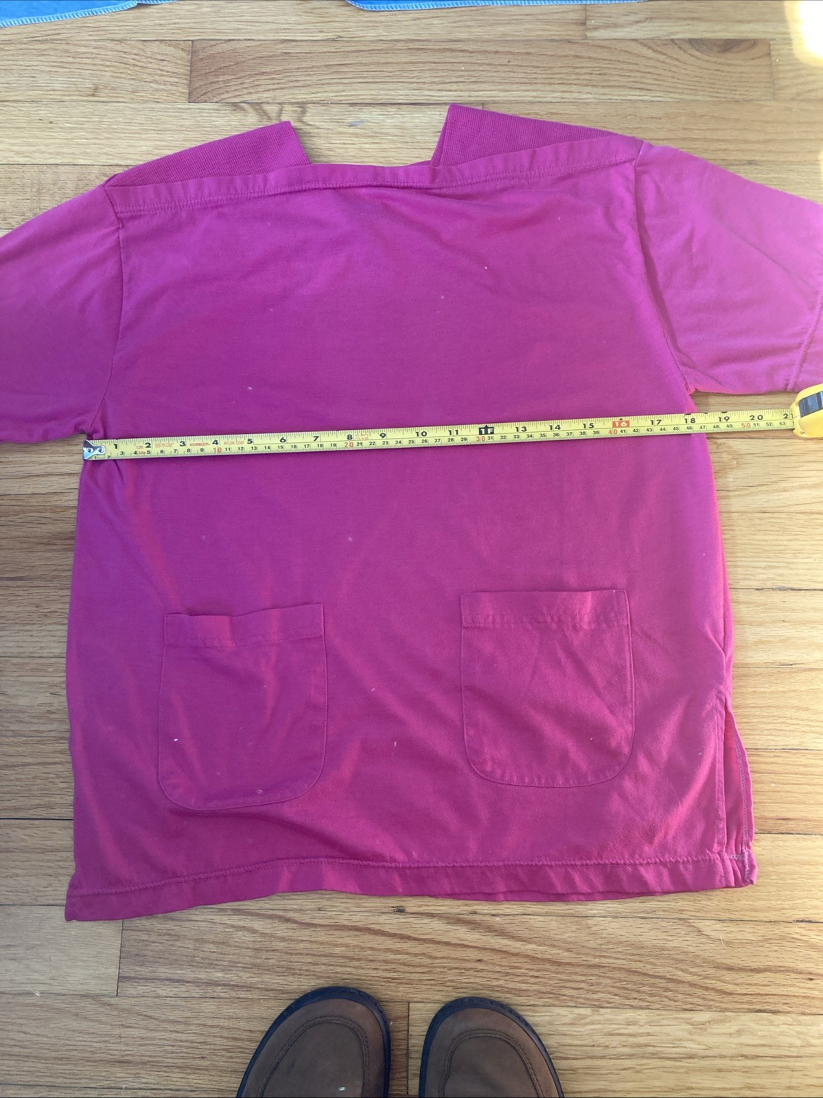 Women’s Vintage 1980s Pink Short Sleeve Sporty Shirt Size Small Cotton Blend