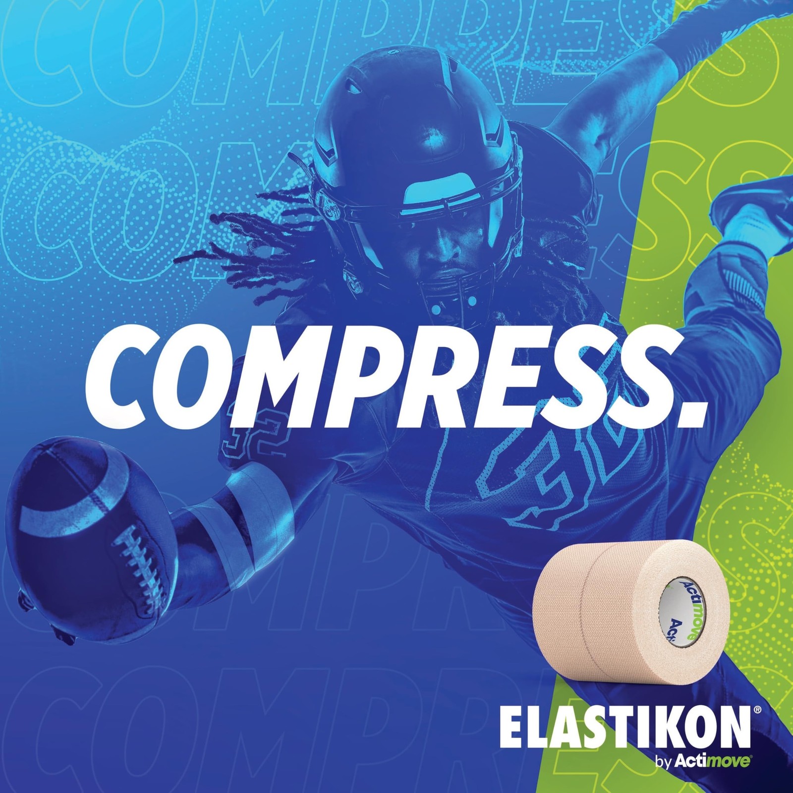 Elastikon by Actimove Cotton Elastic Tape 4 in x 2.5 yd 6 Rolls 73080-21