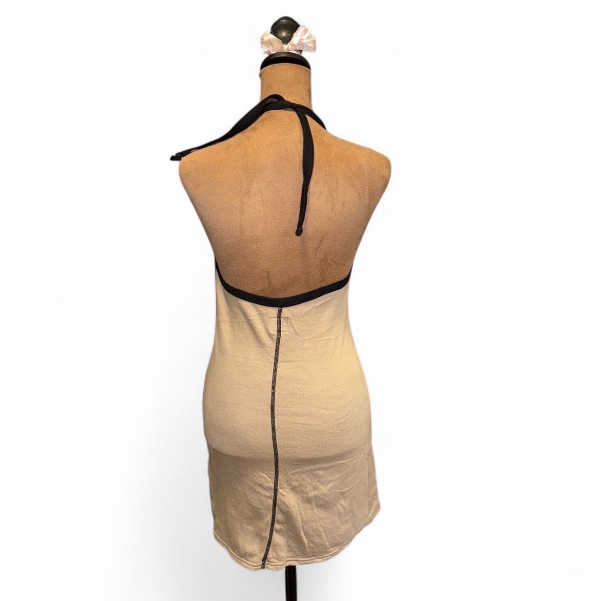 Fiorucci Tan Cream Swimsuit Coverup Dress Small Retro Vintage Made In Italy