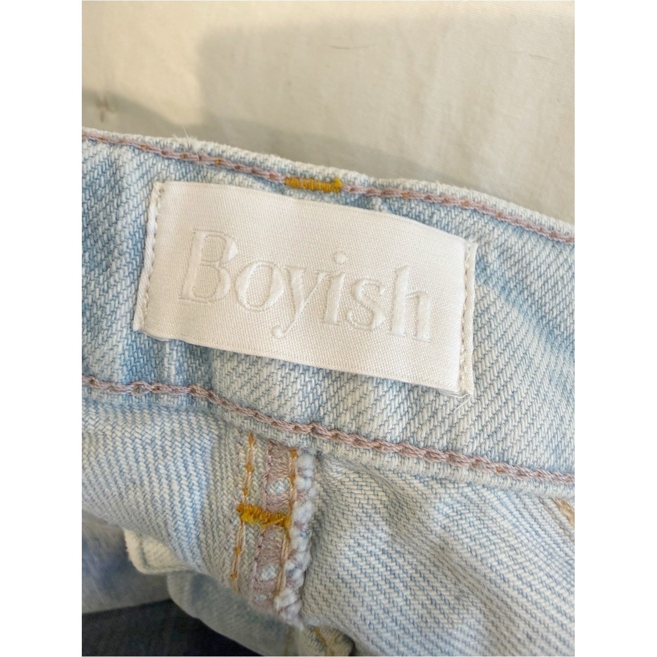BOYISH The Ricky Peace Jeans in Flashback Wash size 24 High Rise Flare