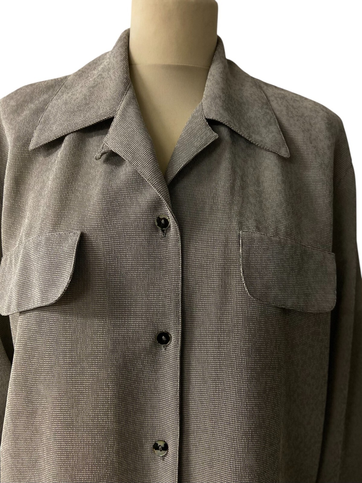 Women’s Vintage 80s Shirt | Loose-fitting Long-Sleeved shirt | Size EU M/L