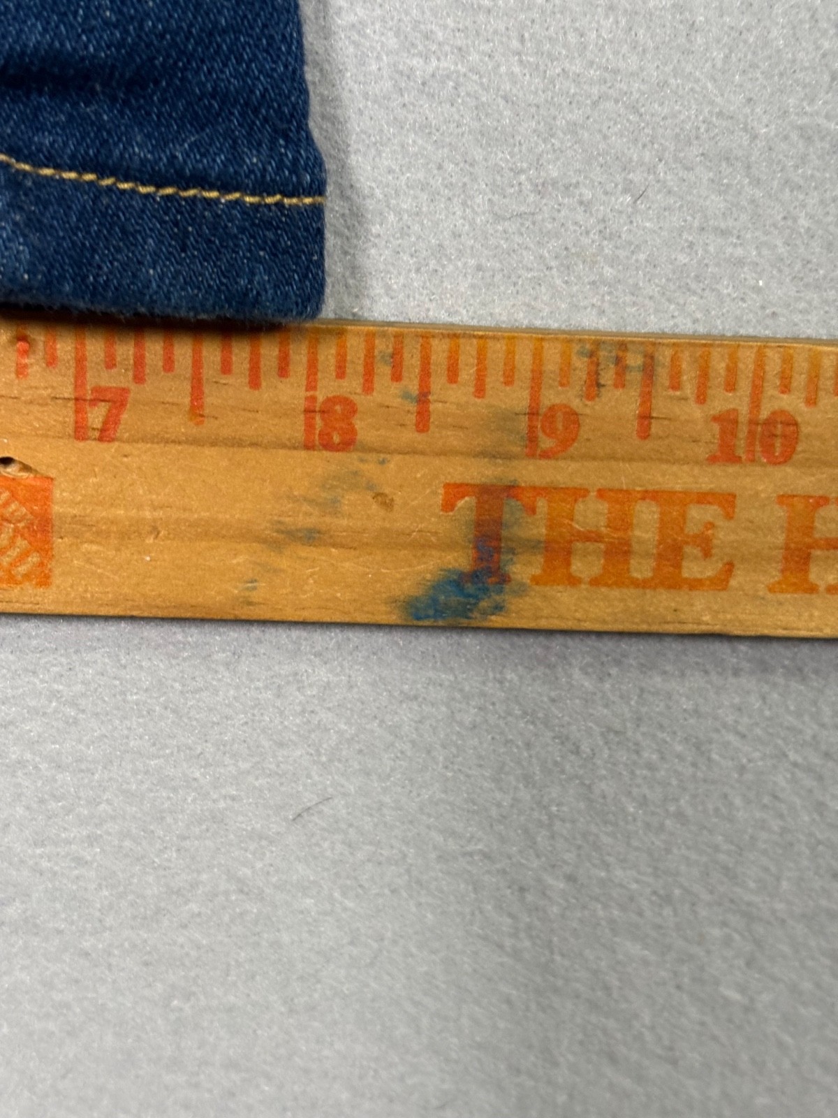 Vtg 70s Lee Riders Sanforized Union Made Usa Jeans Womens 0 (24Wx34L) Indigo