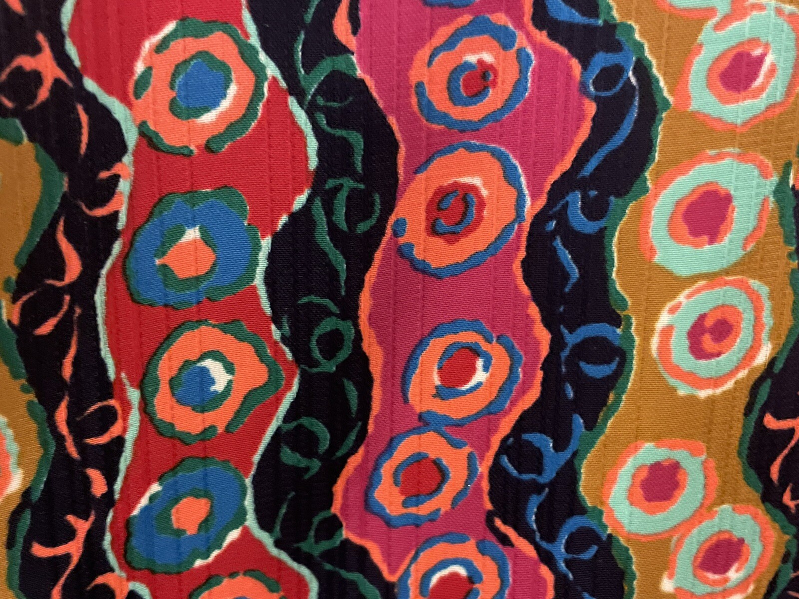 Vintage 80’S MAYEELOK Paris VIBRANT Floral Top/Pleated Skirt Set Medium PERFECT