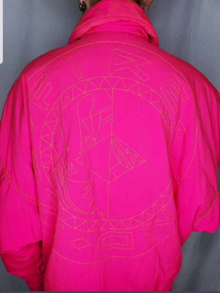 VTG 90s 🔥Fire and Ice❄ Hot Pink Small Winter Ski Jacket Sunice Rare Coat EUC