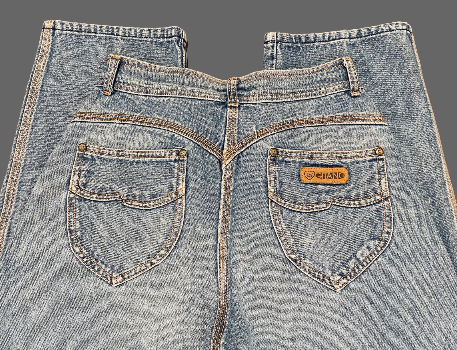 Women’s Vintage Retro 90’s “Gitano” Spade Pocket Denim Jeans