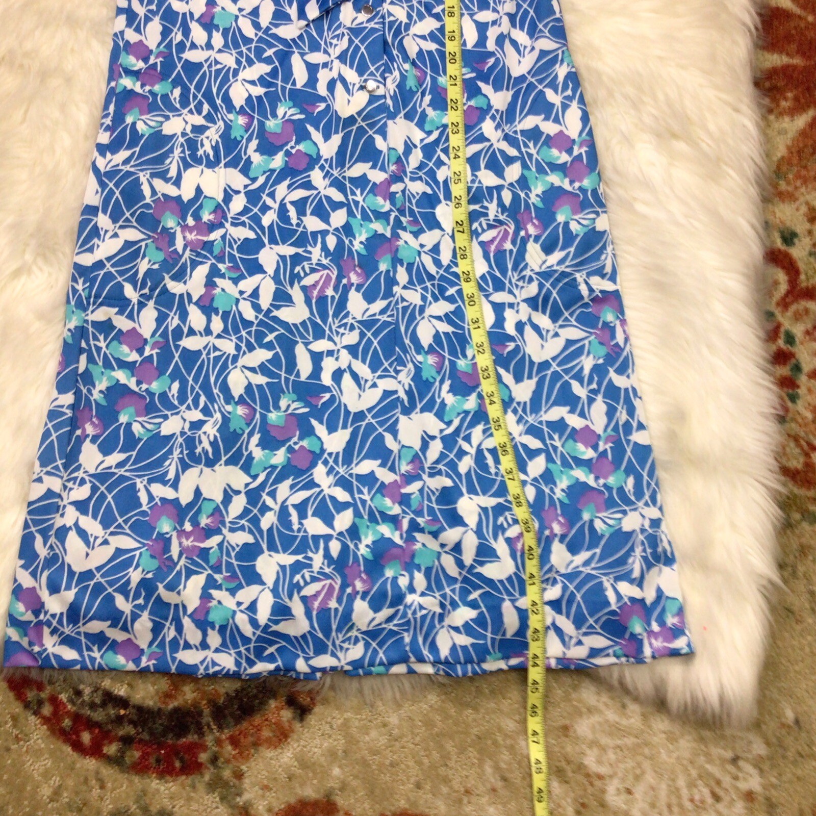 Vintage ‘60s The Stroller A-line Shift Dress Mod Gogo Hippie Retro Floral Pocket