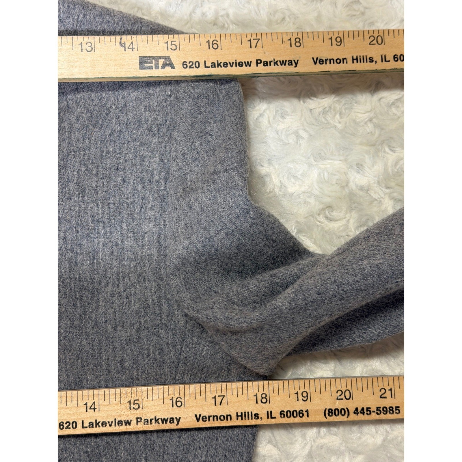 Koret Career Vintage Grey 100% Wool Blazer Jacket ILGWU Made in USA Size 6