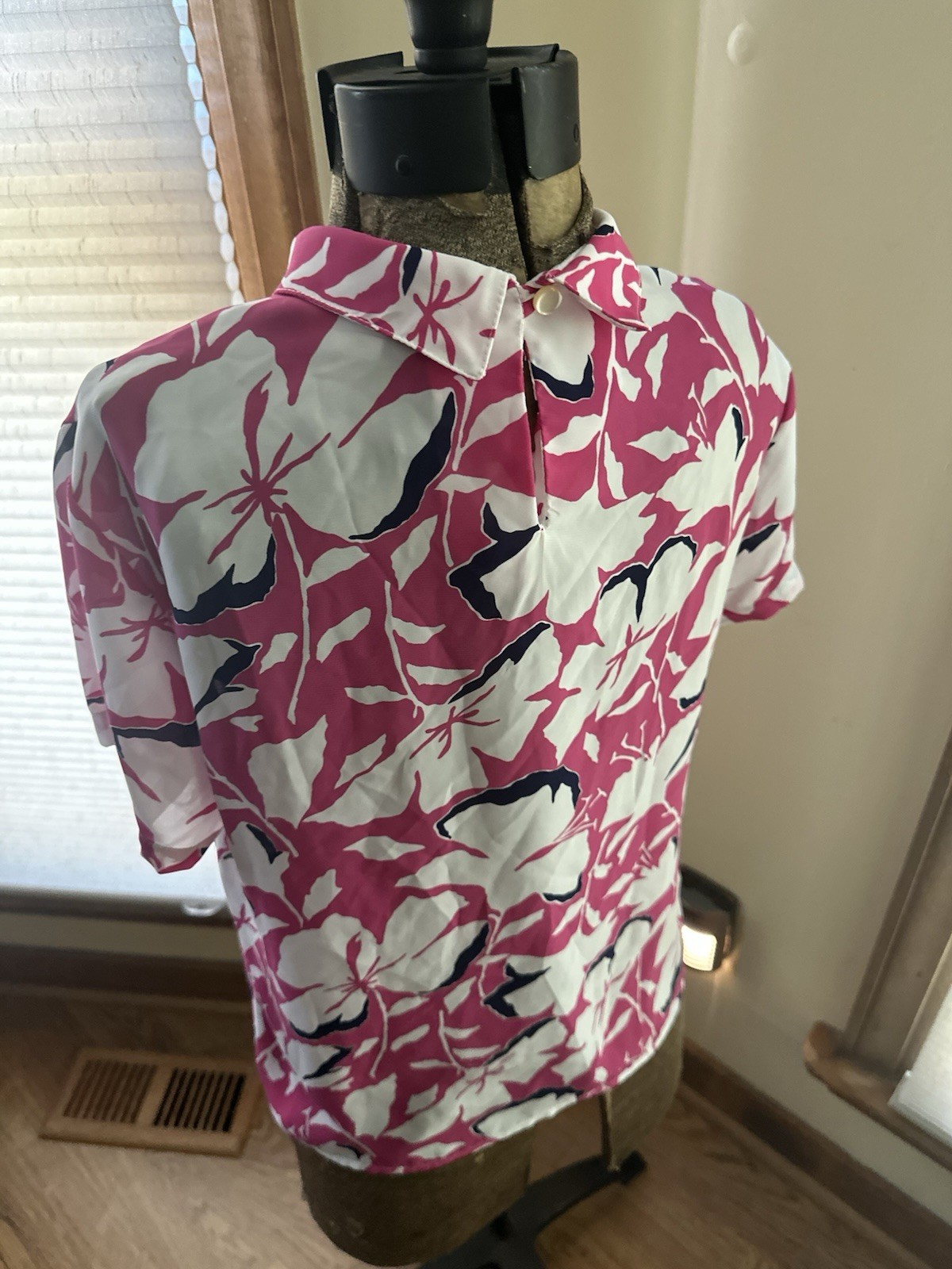 Vintage 80s Haberdashery Collections Women’s Floral Blouse, Size 10
