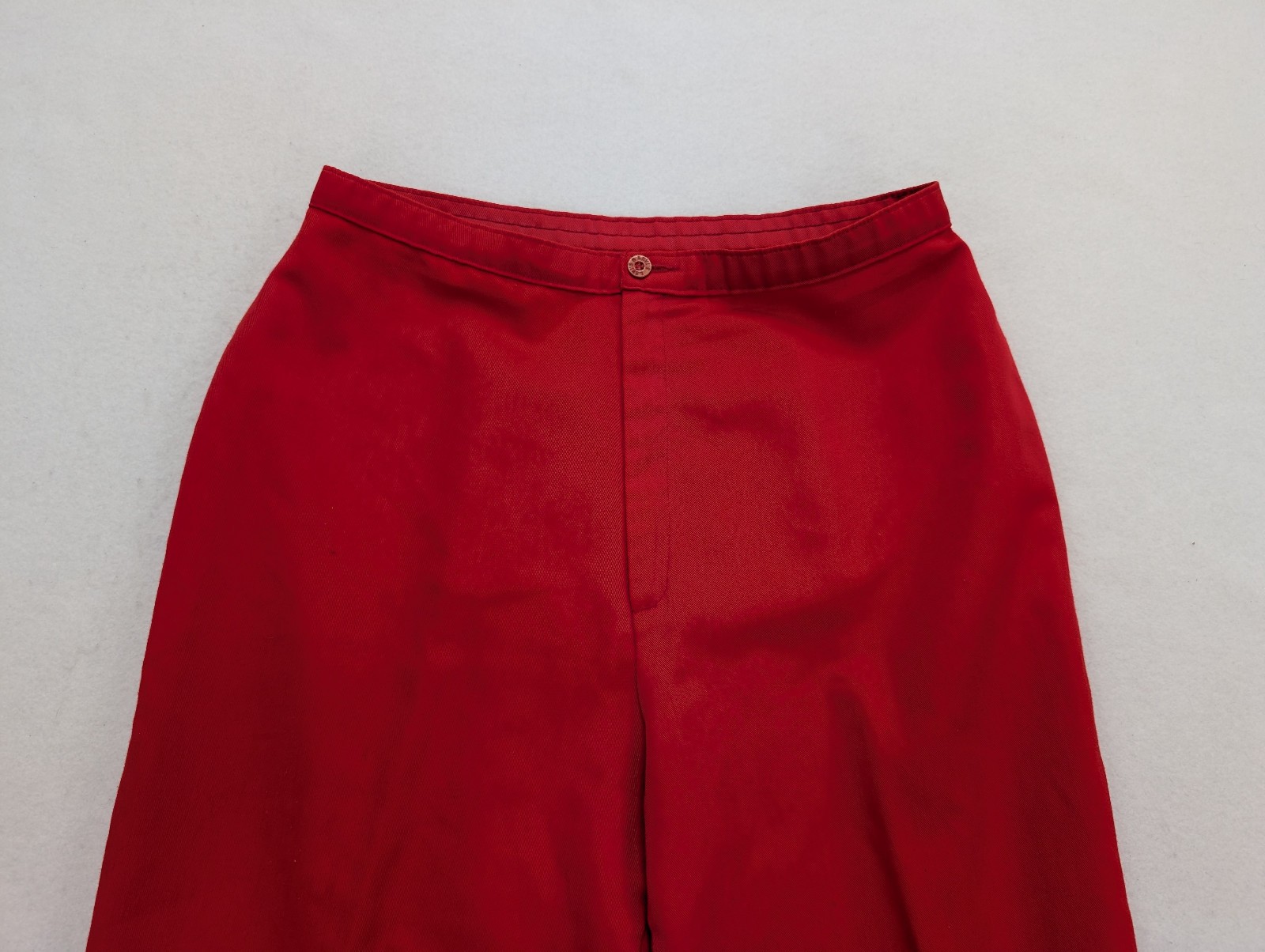 Levi’s Bend Over Vintage Women’s Pants Slacks Size 18 Red High Rise Flat Front