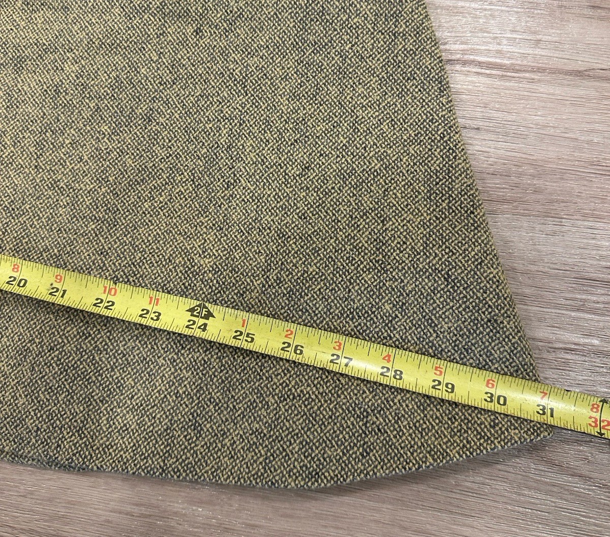 Vintage Saks Fifth Avenue Textured Mod A-Line Twiggy CONMAR Hook Loop 60s Skirt