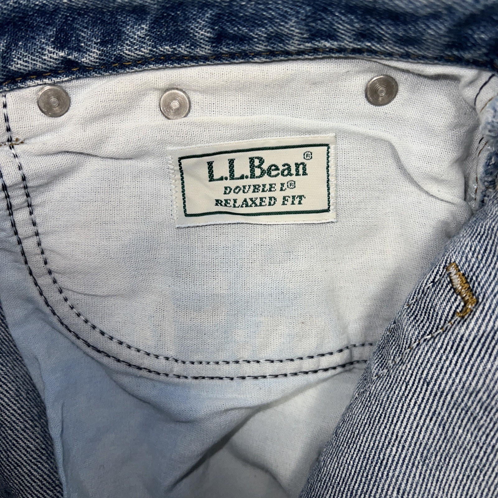 VTG LL Bean Jeans Women Sz 14 (29×28) Blue Denim Straight Leg Made In USA Pants