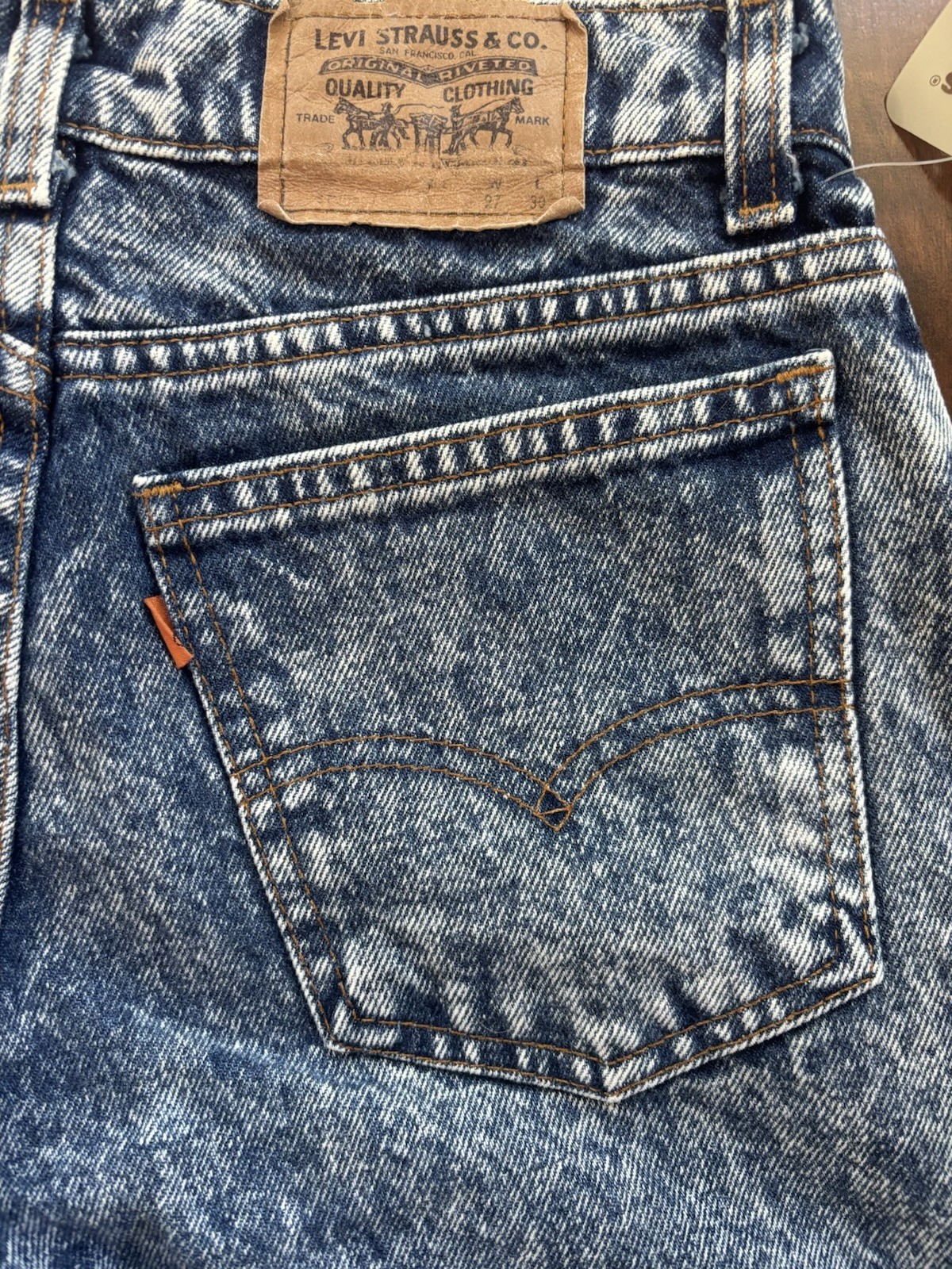 Vintage Levi’s NWT Orange Tag Student Fit 1989 W27 L30