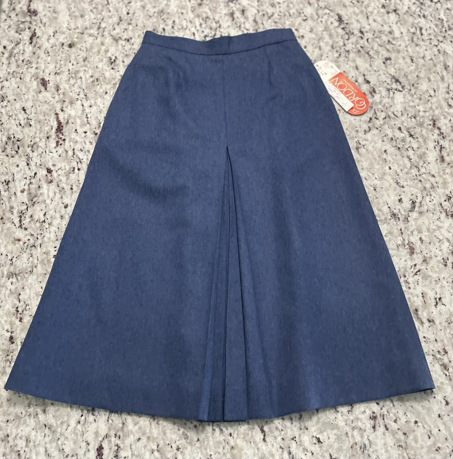 Petites By Gordon Career Lined Wool Blend Skirt Vintage Size 4 USA Made NEW NOS