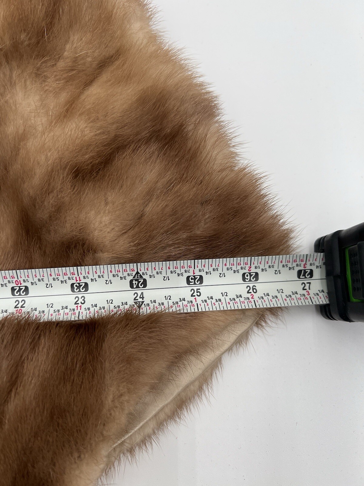 VTG Mink Fur Stole& Hat Shawl Collar Shoulder Wrap Brown O/S 60s 50s