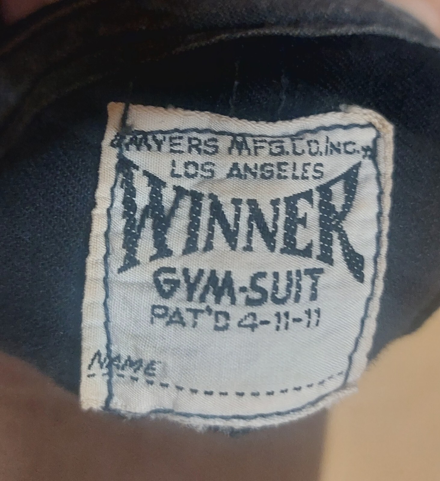 Museum Quality 1910s Edwardian Black Cotton Gymsuit, playsuit, Made By „Winner”