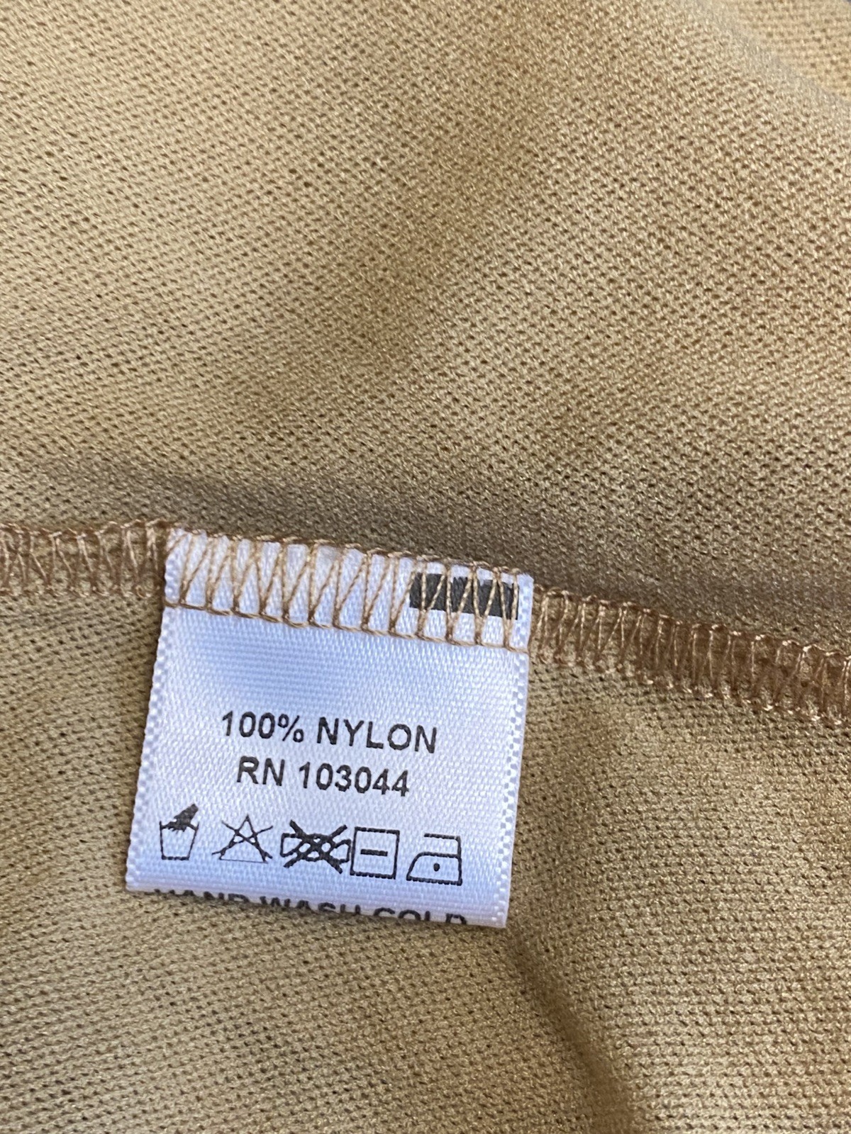 PETIT POIS BY VIVIANA G LONG A-LINE BEIGE DRESS-SIZEL-100% NYLON-BUTTON FRONT!!