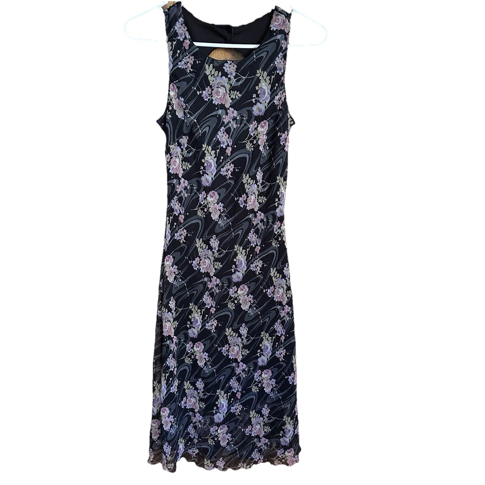 Vintage Vol 1 Maxi dress Sz 3 Floral Print Boho Fairy Whimsigoth cottagecore Y2K
