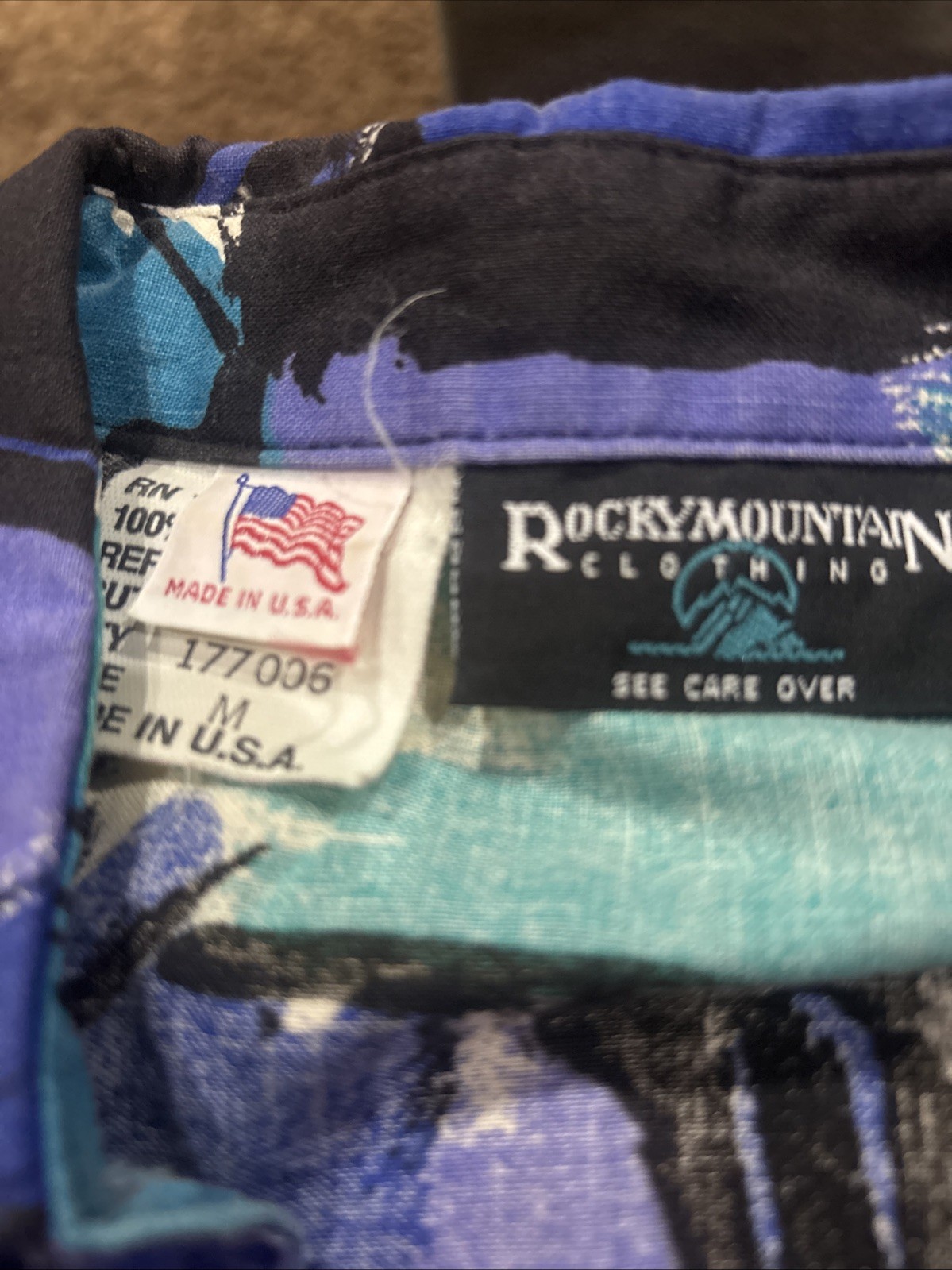 Vintage 1980’s Rocky Mountain Western Paintbrush Shirt Women’s Medium