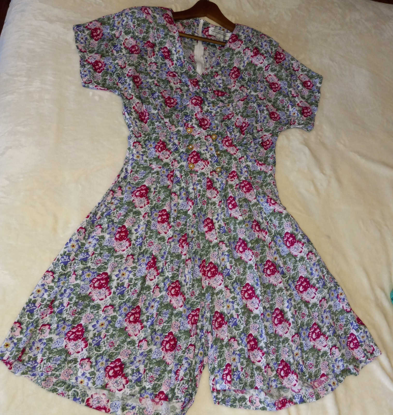Maggie Lawrence Collection Vintage Women’s Skort-dress Sz 12 Floral