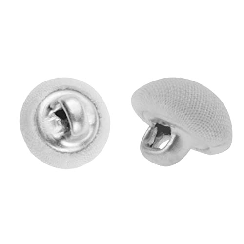 Haidong Smooth Satin Fabric Buttons – Fabric Covered Wedding Dress White