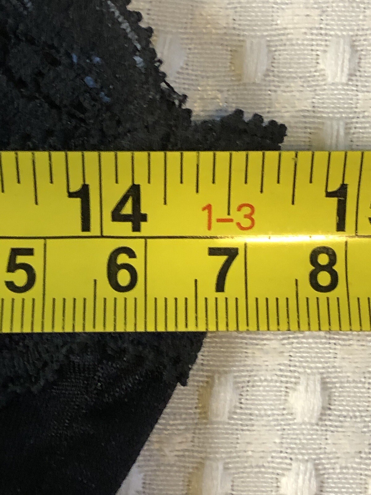 Olga 1349F Black Size 34 (29″) Full Slip Nightgown Lace Trim Bust Nylon Vintage