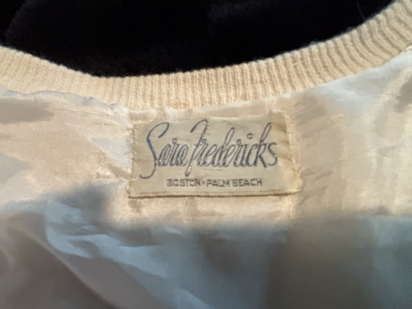 Vintage 1950’s Sara Fredericks Sequined Sweater