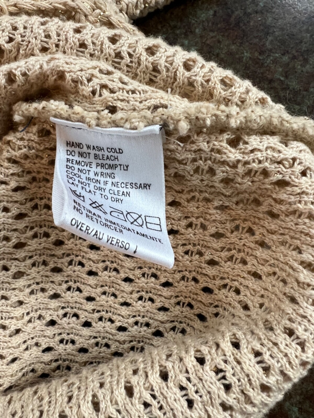 Vintage LizSport Liz Claiborne Oversized Sweater and Skirt Set Size S/M