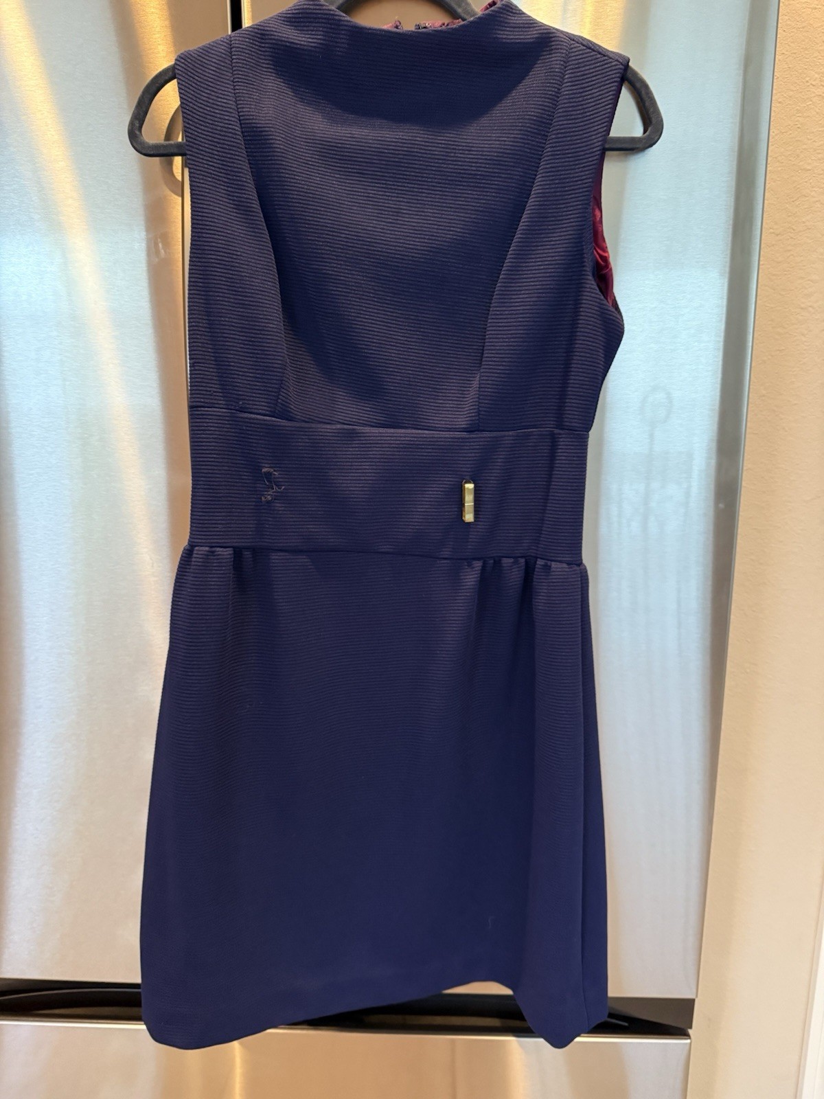 ILGWU Vintage Sheath Dress Blue Sleeveless Original Women’s Regular Size BCJA