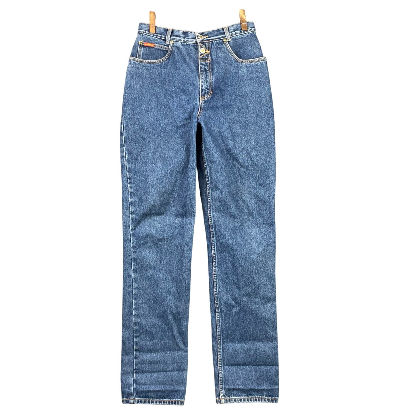Lawman Jeans Womens 11/12 Blue Vintage Western High Rise Relaxed Straight Leg