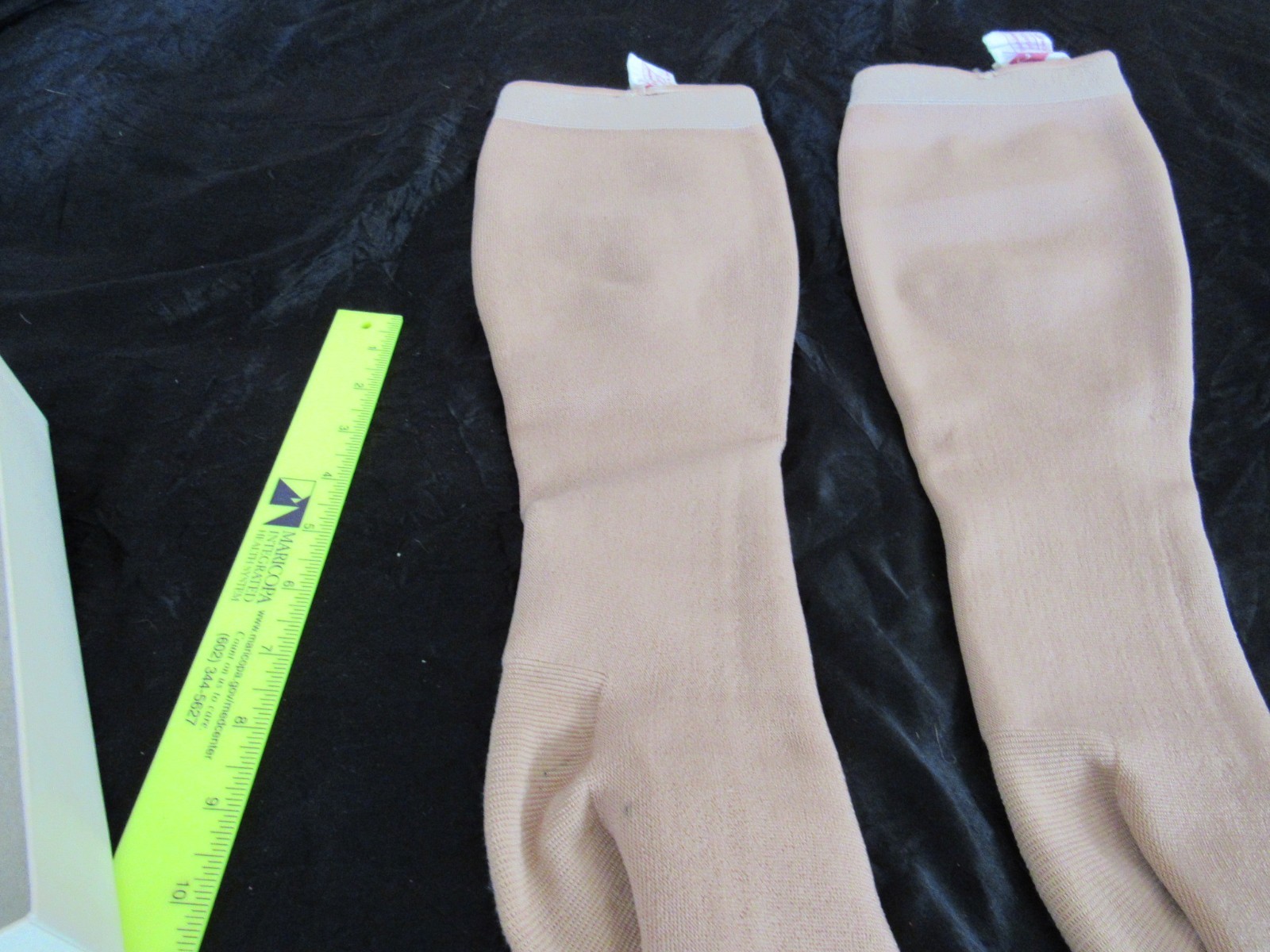 Vintage Nu-Vein Controlled Stretch Elastic Hosiery-OTC-Linton-Support Hose