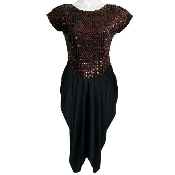 Glenrob vintage 1980s sequin party dress size 9/10
