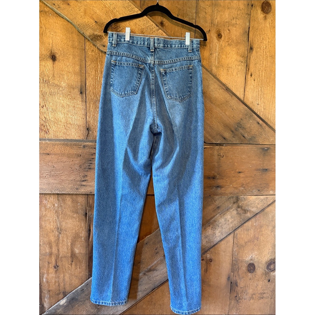 Vintage Forenza High-Rise Straight Leg Jeans Blue Denim Womens 10 Tall 26-0897-4