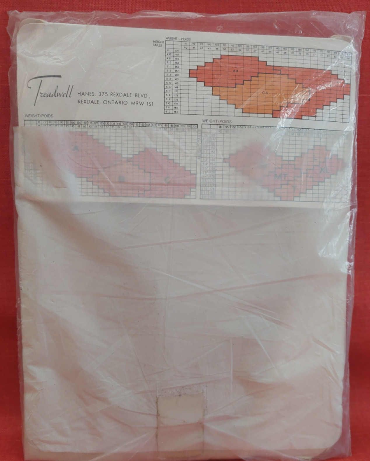 Vintage Pantyhose Treadwell Support Color Light Beige Size Medium BHAN01