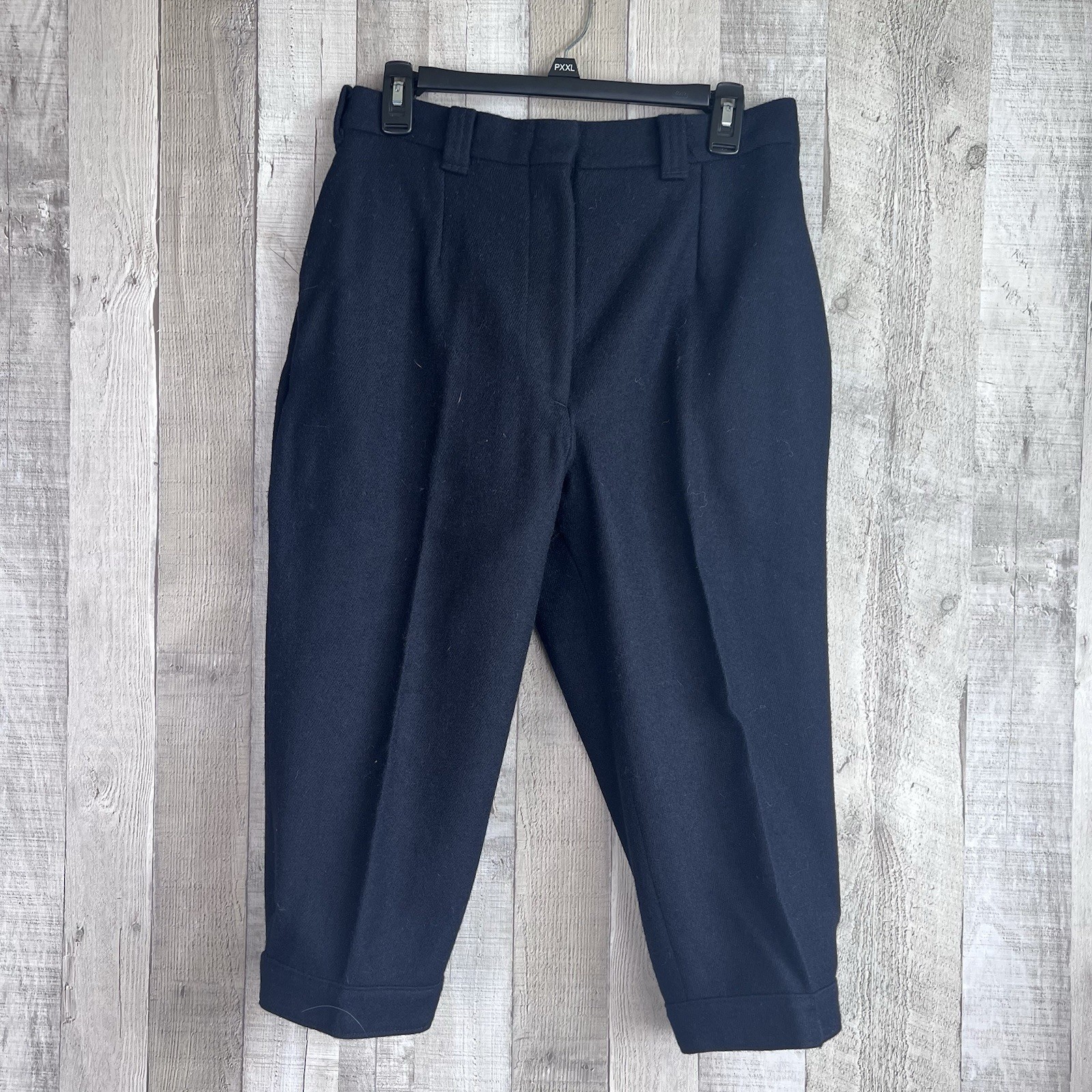 Vintage Woolrich Teton 1910 Women Wool Knickers Riding Pants Navy Blue size 14