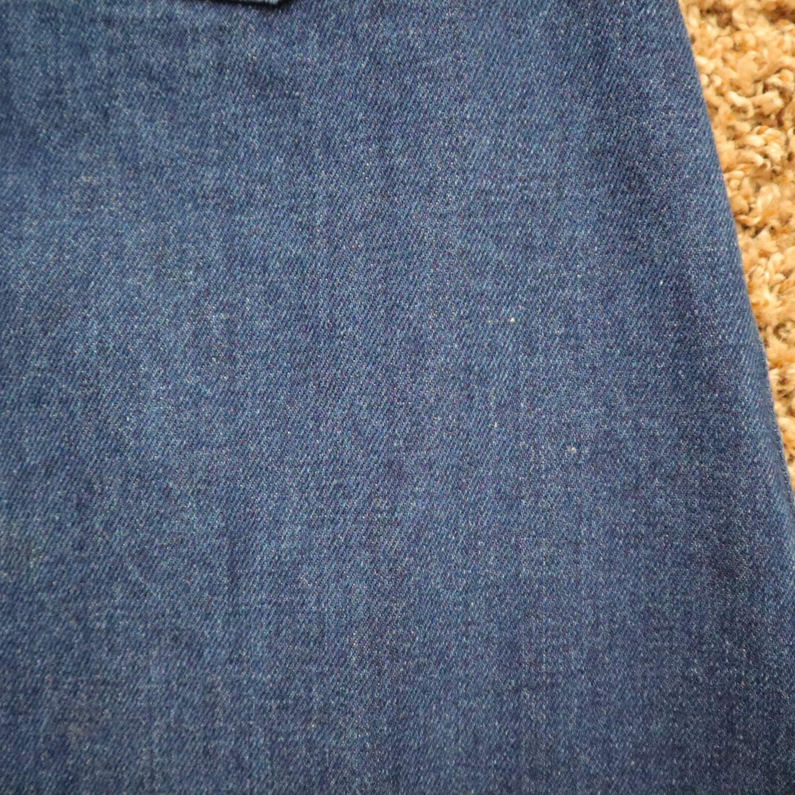 Vintage So-En Denim Wrap Midi Skirt Size Medium Waist 12″ Length 24″