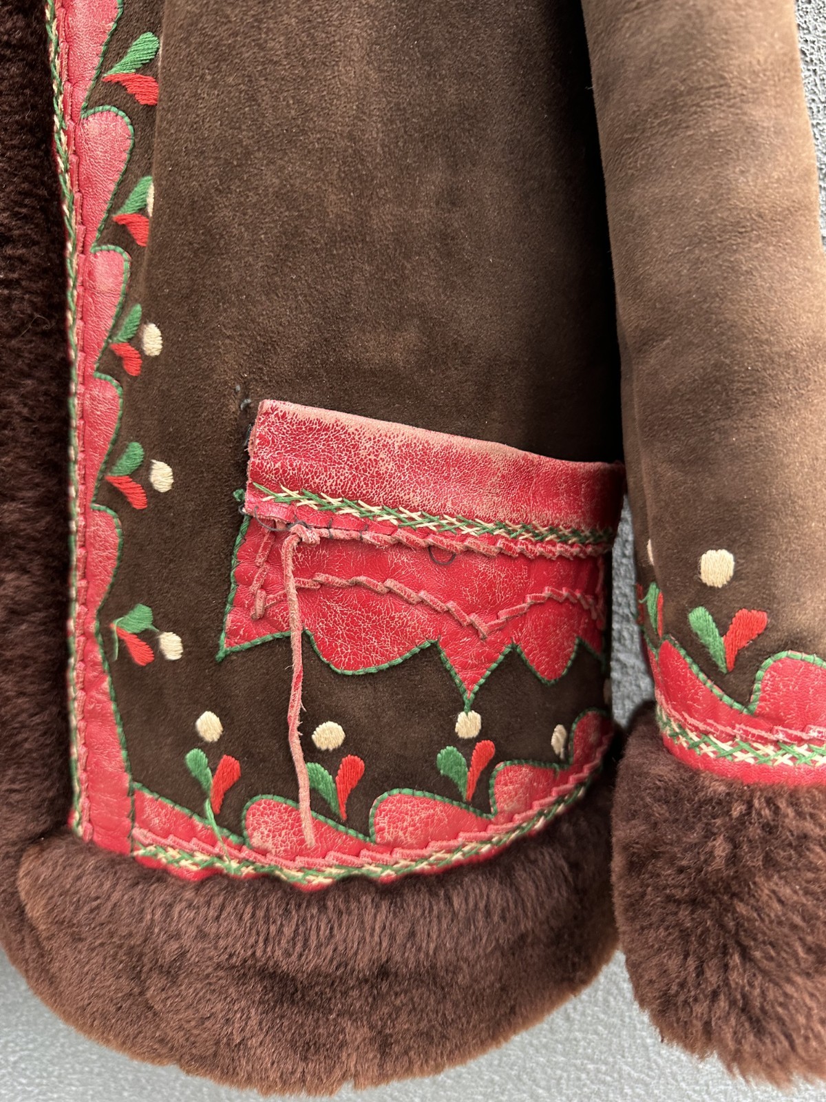 Vintage Polish Sheepskin Jacket