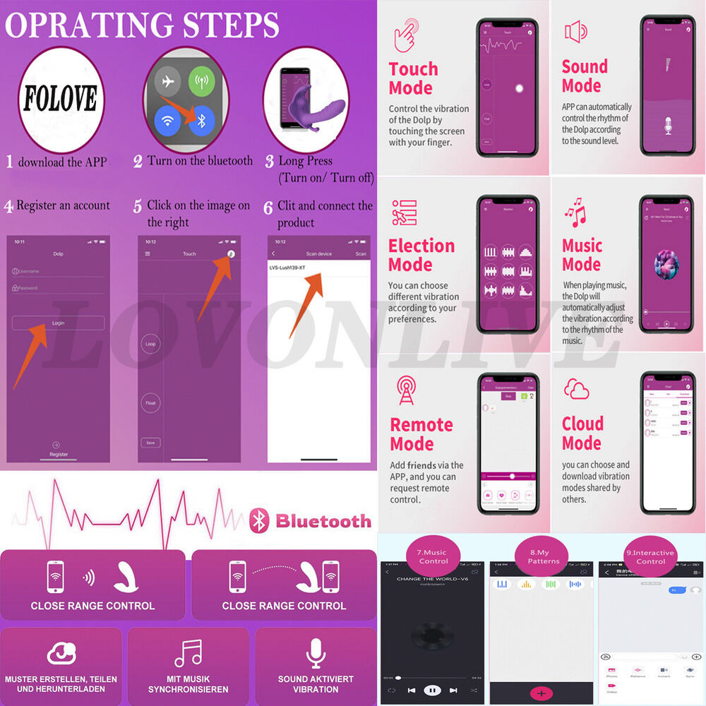 Vibrating Women Panties Massager Wearable Wireless APP Remote Control Underwear
