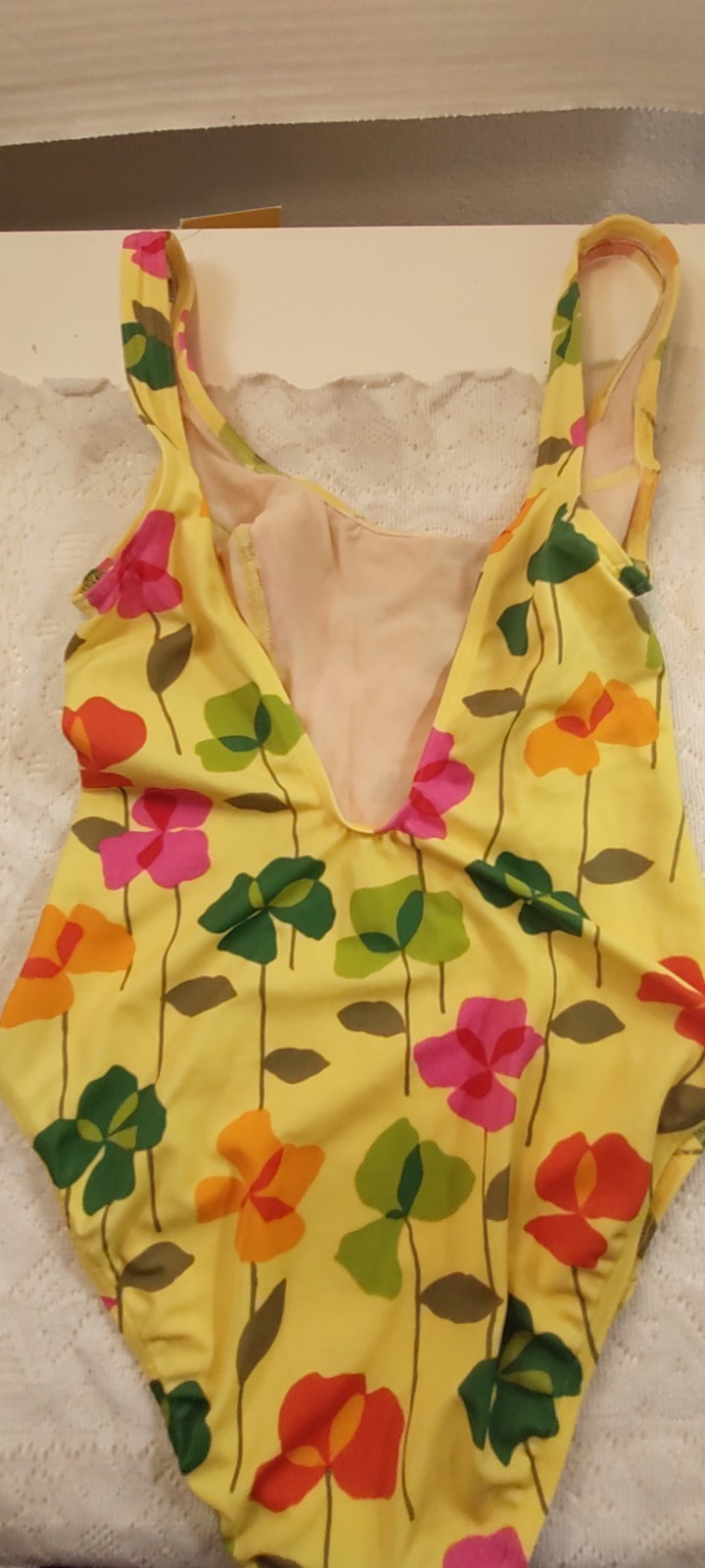 Vintage Sun Fun By Ari Size 12-B Y2K Vibrant Colored Flowers Cheeky Bottom