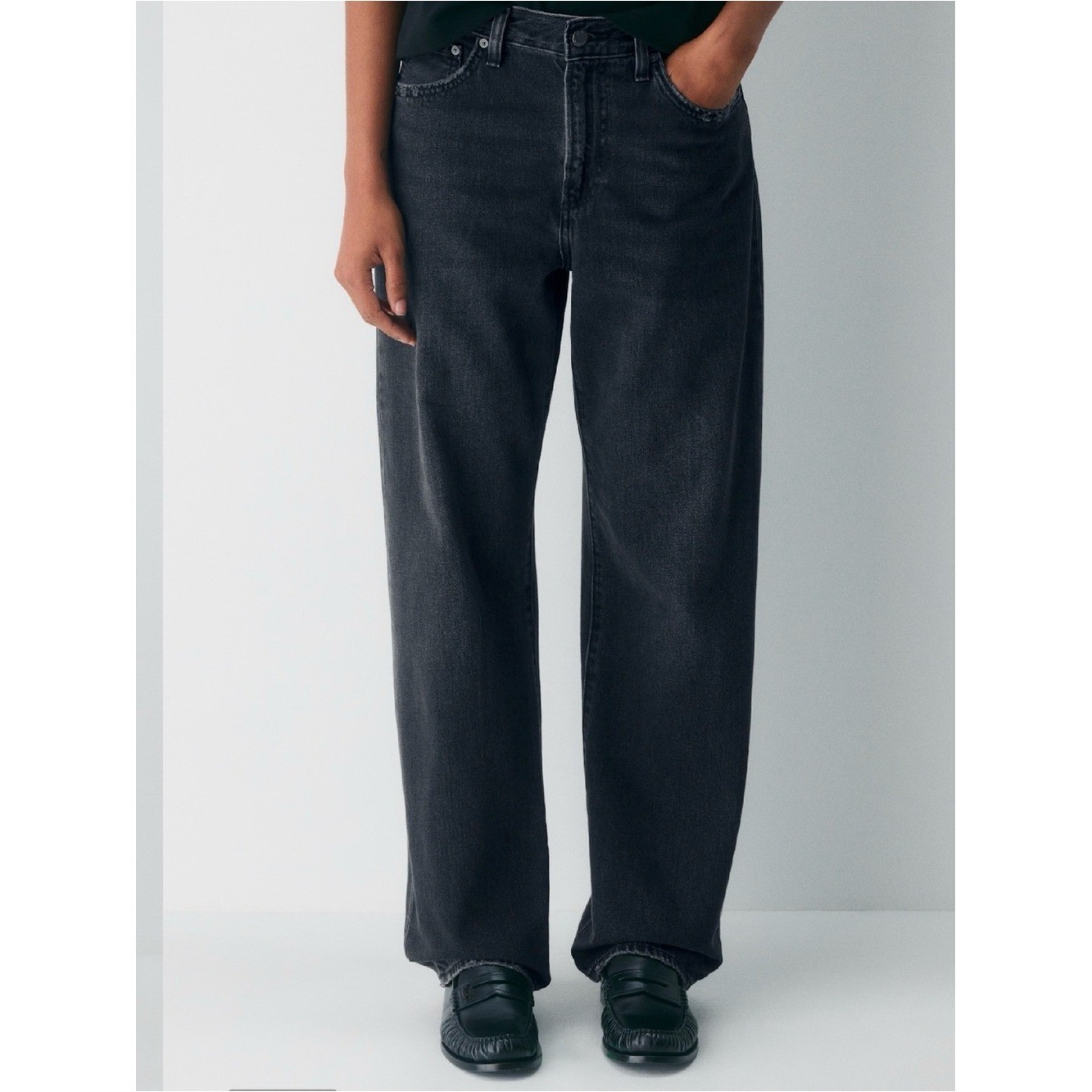 Denim Forum The ’90s Marlo Hi-Rise Baggy Jean size 25