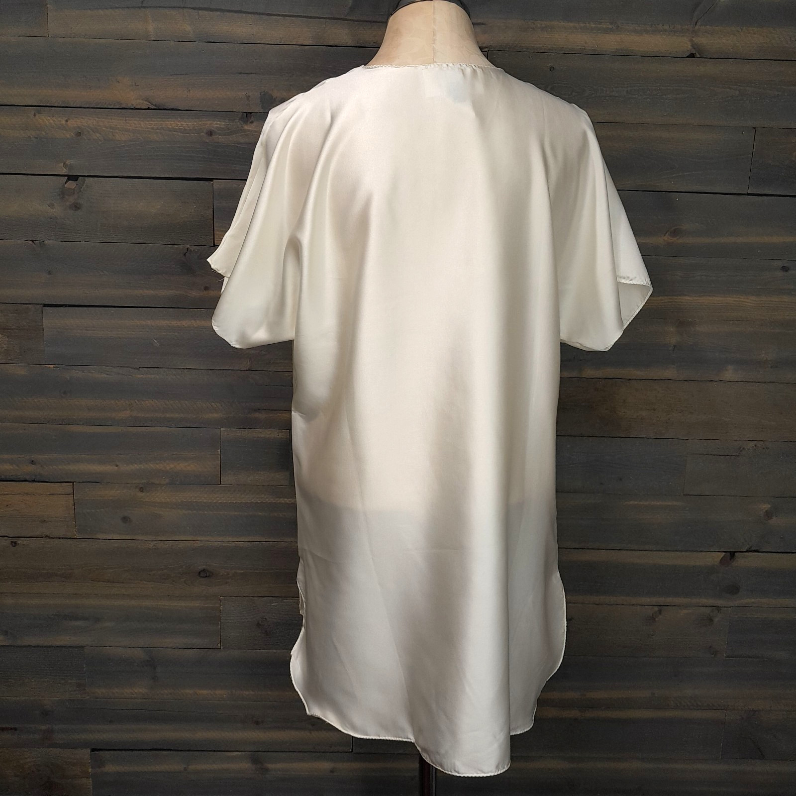 Undercover Wear Nightshirt Womens S Ivory Boxy Loose Pullover Sleep Loungewear