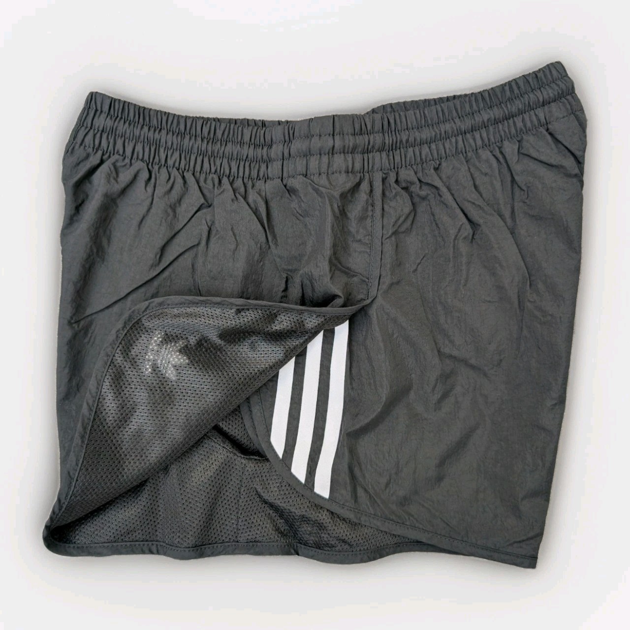 Adidas Like NEW Sprinter Nylon Shorts Running Womens 36 Black Running Sports Gym