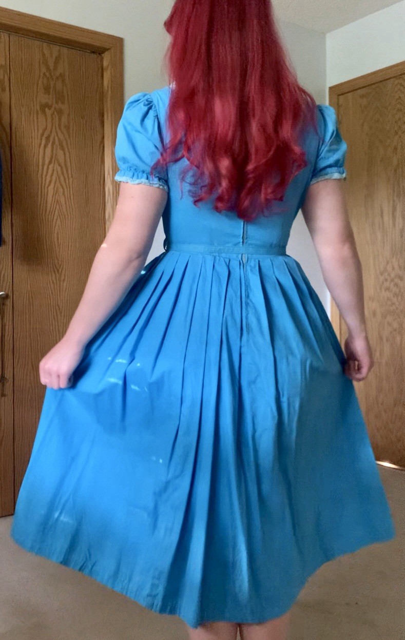 Vintage 1950s Judy Palmer Cotton Day Dress