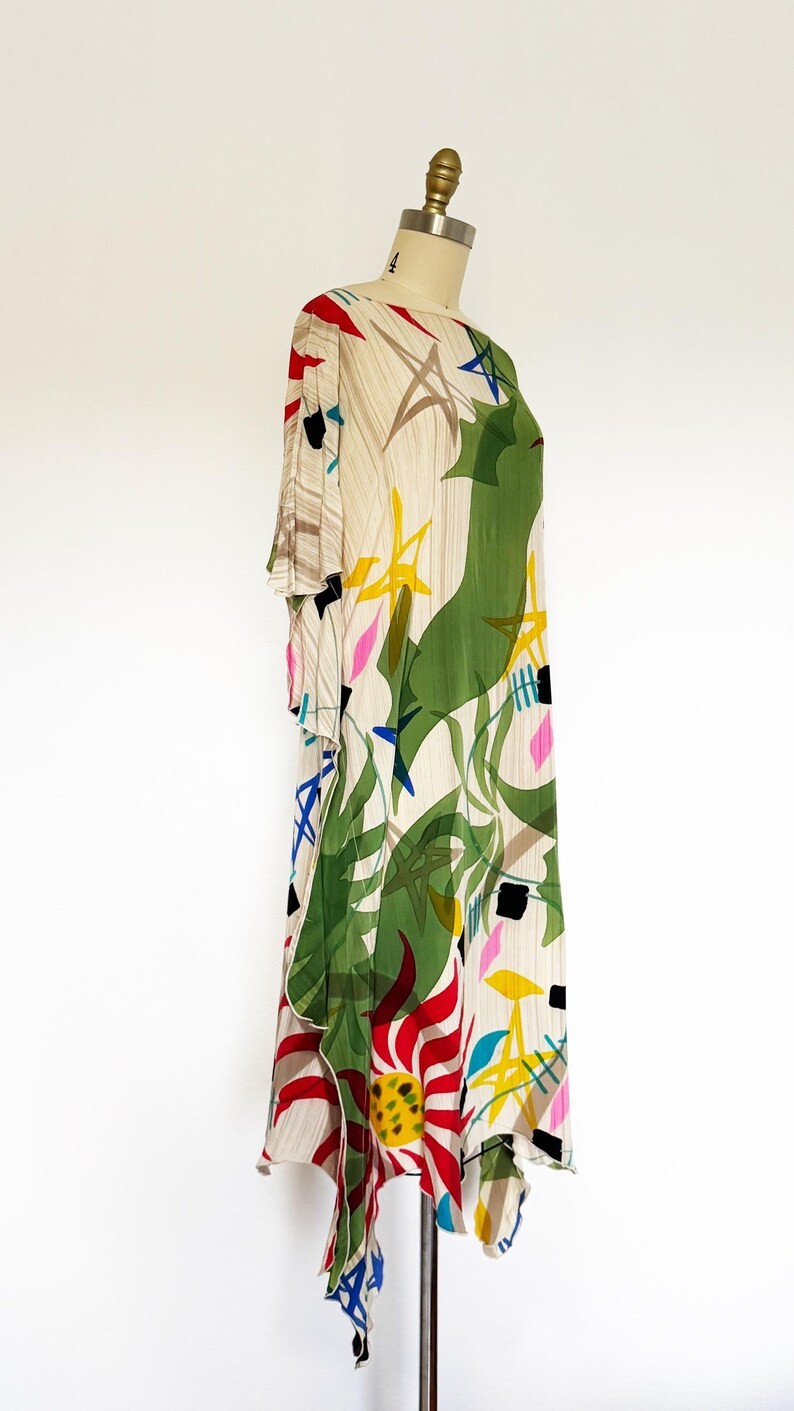 1960s Caftan / 1960s Silk Caftan / Vintage Caftan / One Size