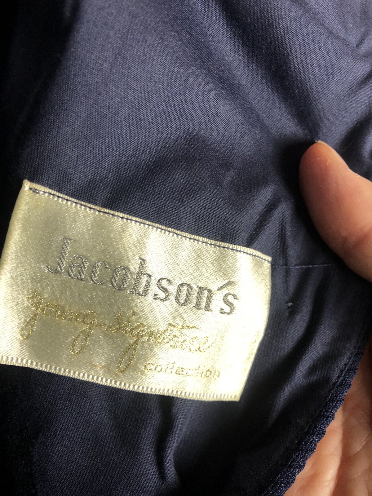Vintage Jacobsons Navy Dress