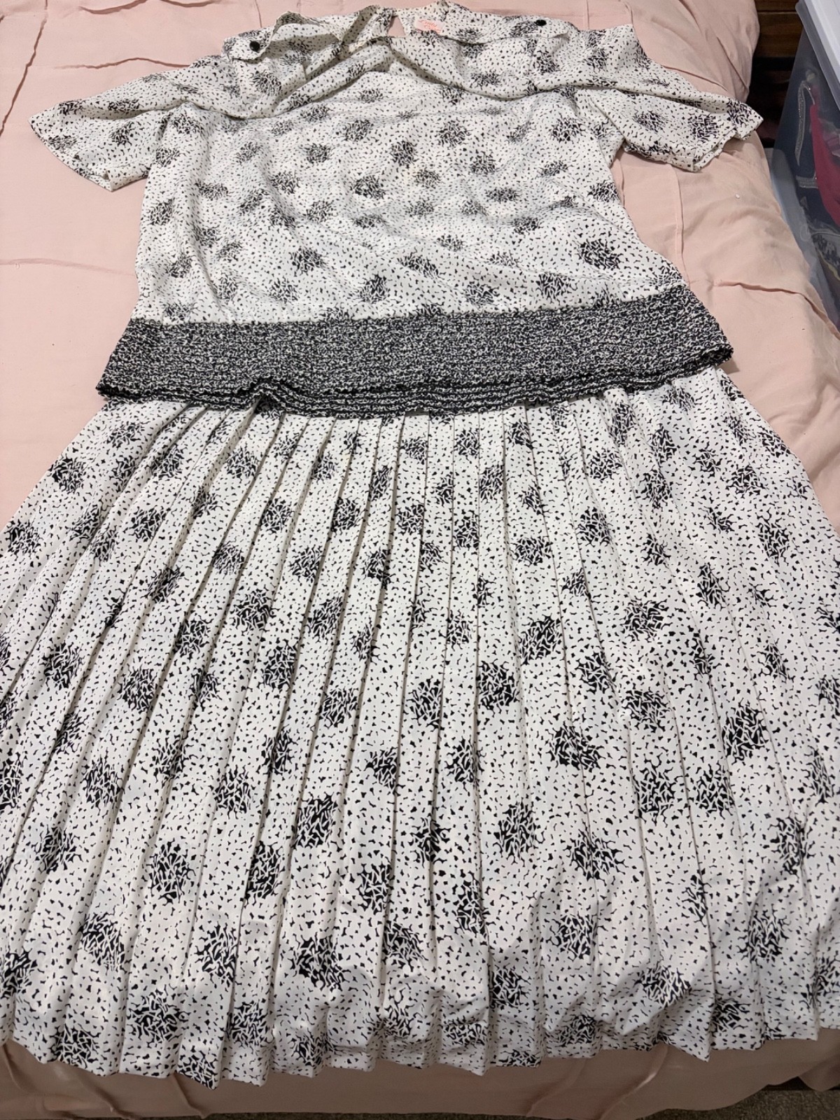 Vintage Lady Carol of New York Blouse and Skirt