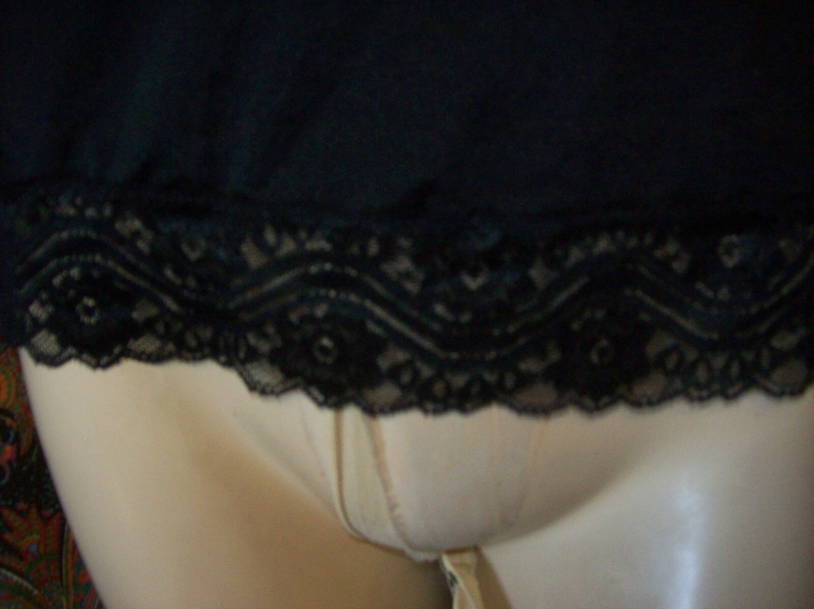 VTG Ambrielle Black Bra Top Slimmer Camisole Shaping Girdle L