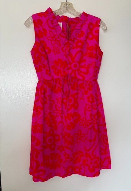 LILA Honolulu MINI Dress Hawaiian Resort PSYCHEDELIC MOD RETRO SMALL