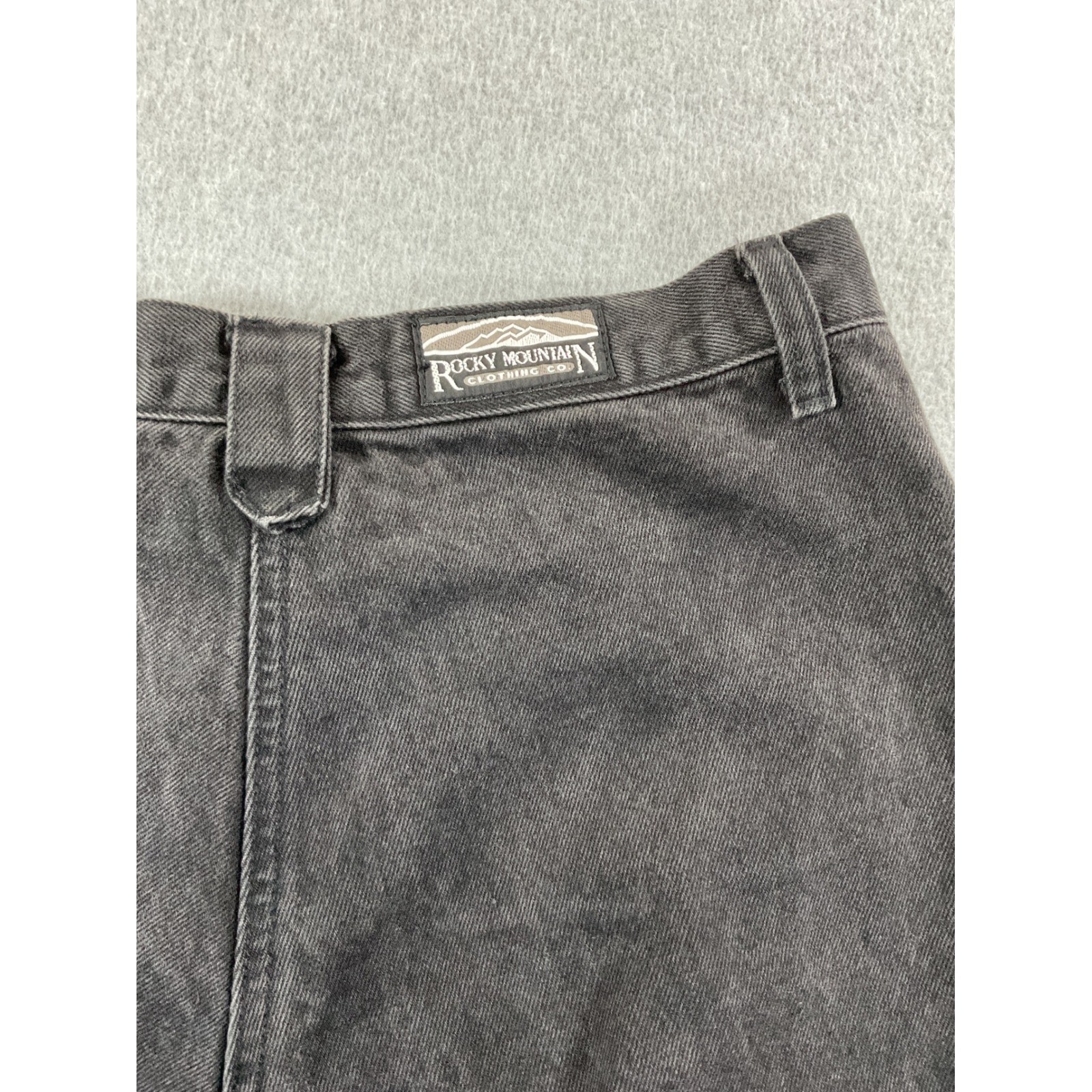 Vintage Rocky Mountain Black Western High Waisted Tapered 13/14 1269