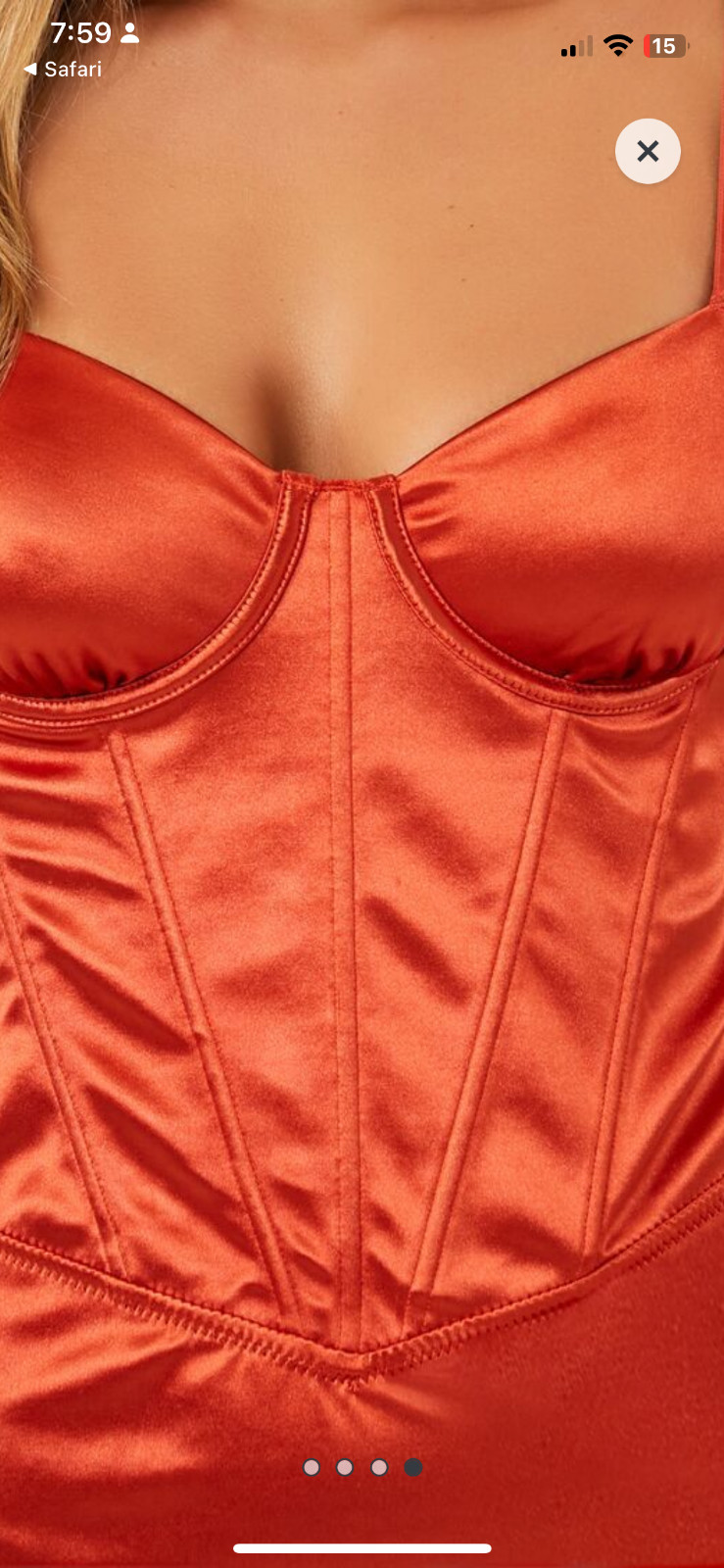 NWT M VINTAGE SATIN NYLON SECOND SKIN BODYSUIT DRESS BODY CON EVENING
